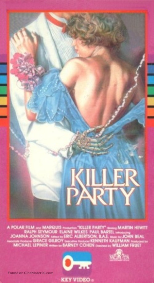 Killer Party - VHS movie cover