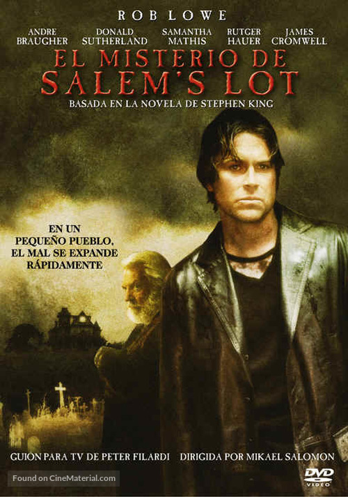 Salem&#039;s Lot - Argentinian DVD movie cover