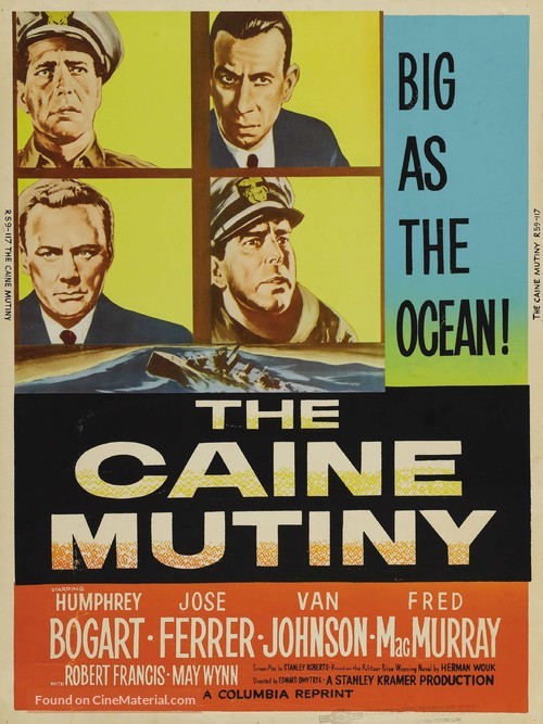 The Caine Mutiny - Re-release movie poster