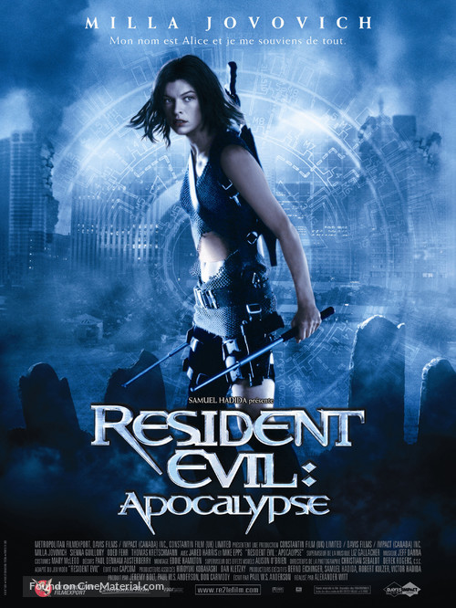 Resident Evil: Apocalypse - French Movie Poster