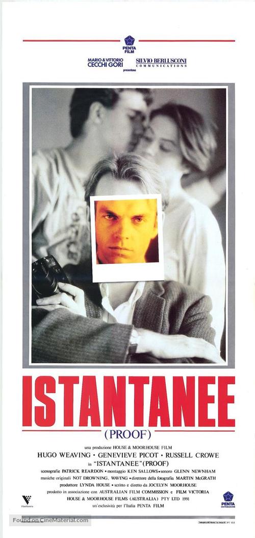 Proof - Italian Movie Poster