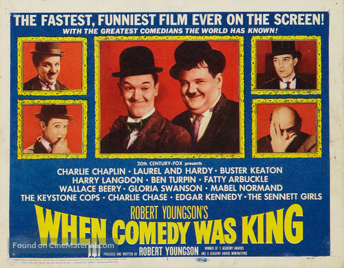When Comedy Was King - Movie Poster