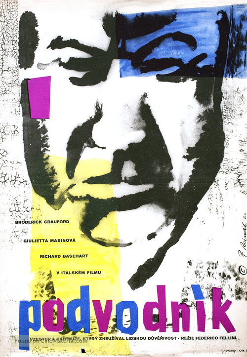 Il bidone - Czech Movie Poster