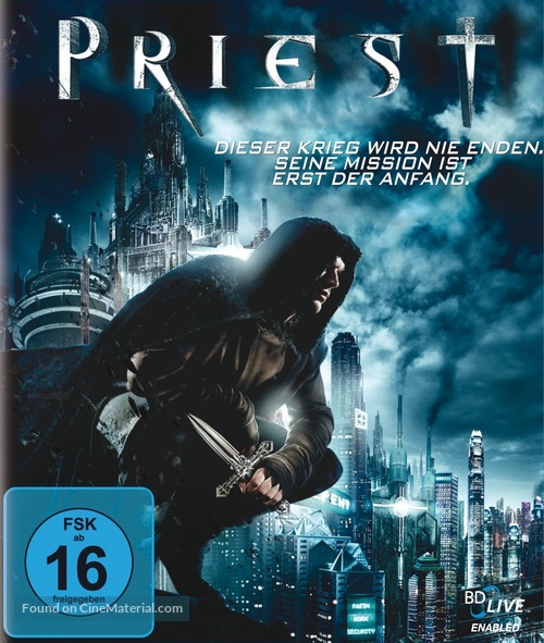 Priest - German Blu-Ray movie cover