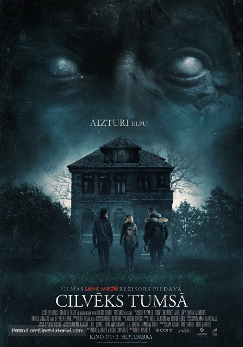 Don&#039;t Breathe - Latvian Movie Poster