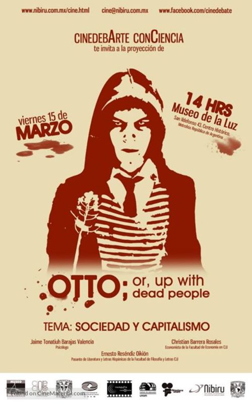 Otto; or Up with Dead People - Portuguese Movie Poster