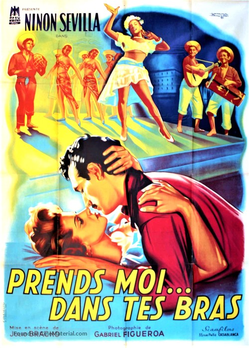 Ll&eacute;vame en tus brazos - French Movie Poster