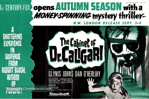 The Cabinet of Caligari - British Movie Poster