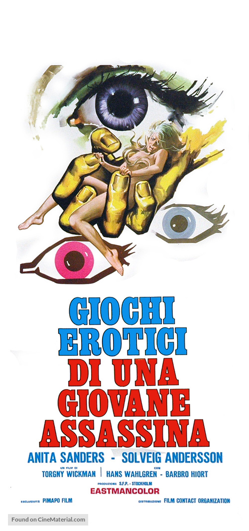Skr&auml;cken har 1000 &ouml;gon - Italian Movie Poster