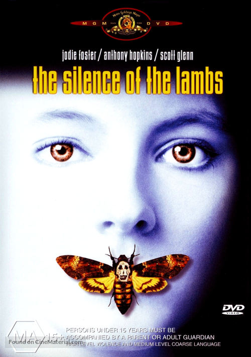 The Silence Of The Lambs - Australian DVD movie cover