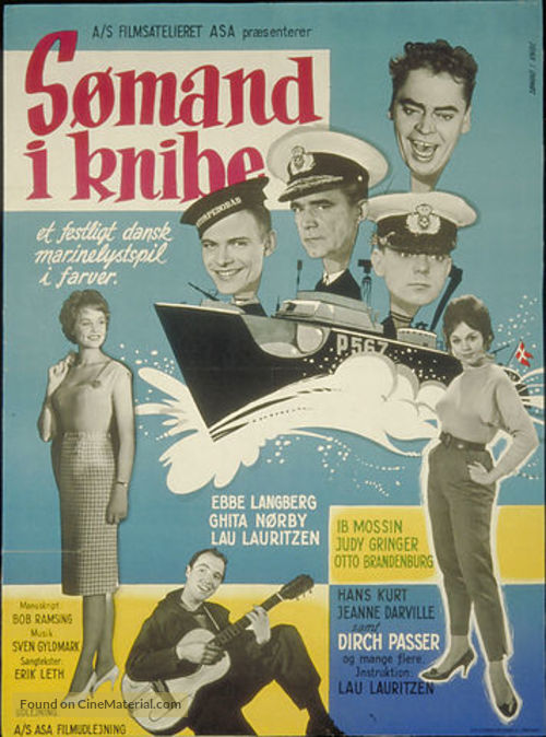 S&oslash;mand i knibe - Danish Movie Poster