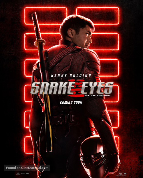 Snake Eyes: G.I. Joe Origins - International Movie Poster