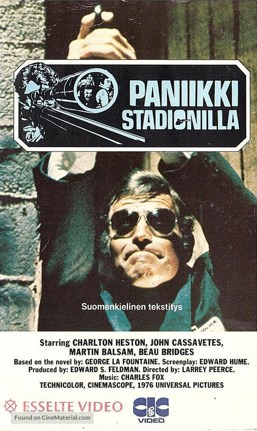 Two-Minute Warning - Finnish VHS movie cover