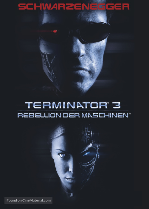 Terminator 3: Rise of the Machines - German DVD movie cover
