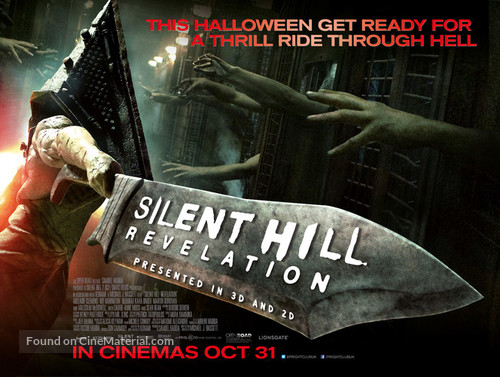 Silent Hill: Revelation 3D - British Movie Poster