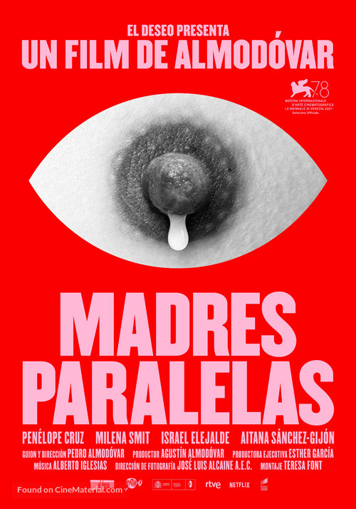 Madres paralelas - Spanish Movie Poster