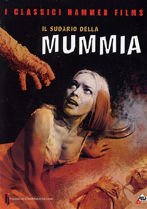 The Mummy&#039;s Shroud - Italian DVD movie cover