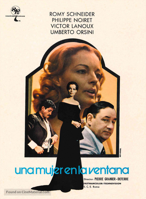 Une femme &agrave; sa fen&ecirc;tre - Spanish Movie Poster
