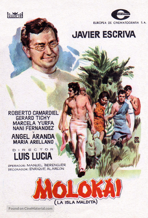 Molokai, la isla maldita - Spanish Movie Poster