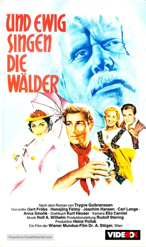 Und ewig singen die W&auml;lder - German VHS movie cover