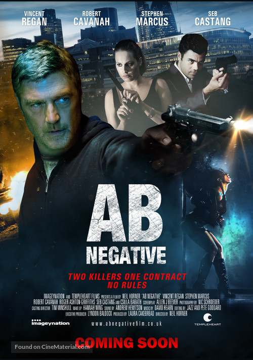 AB Negative - British Movie Poster
