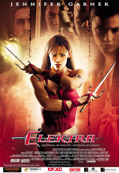 Elektra - Polish Theatrical movie poster