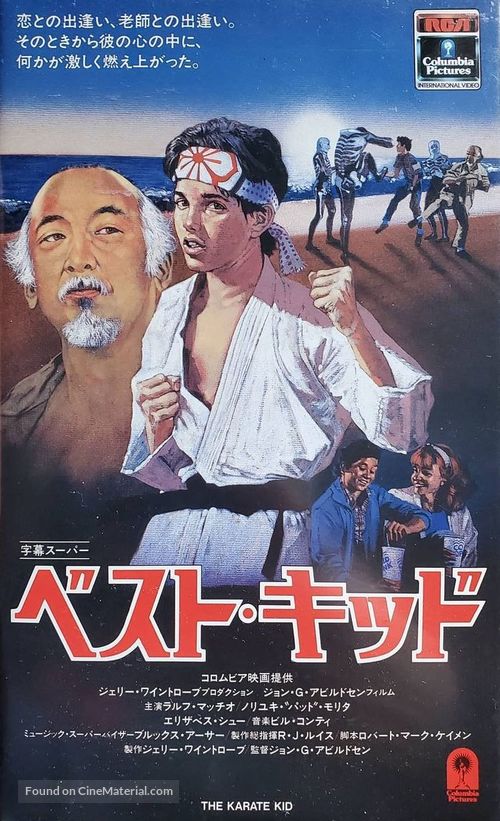 The Karate Kid - Japanese Movie Cover