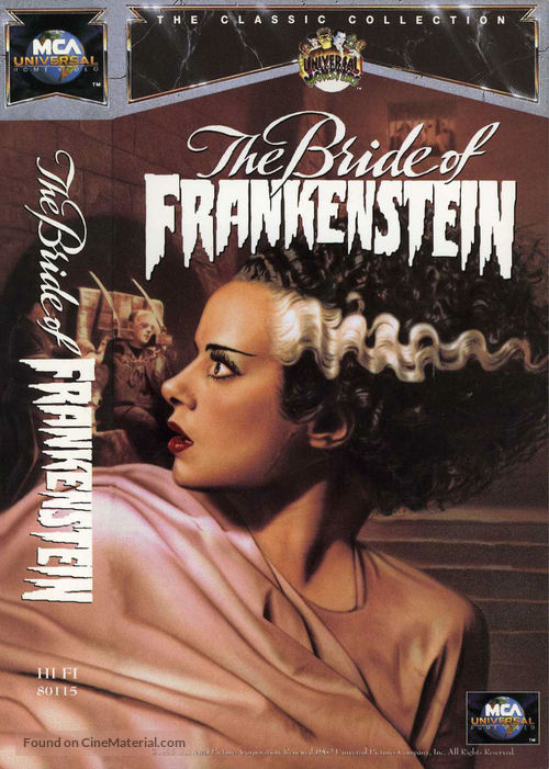 Bride of Frankenstein - VHS movie cover