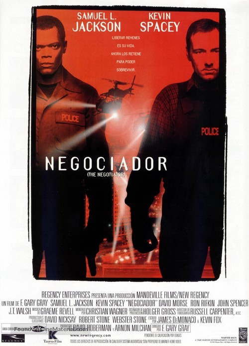 The Negotiator - Spanish Movie Poster