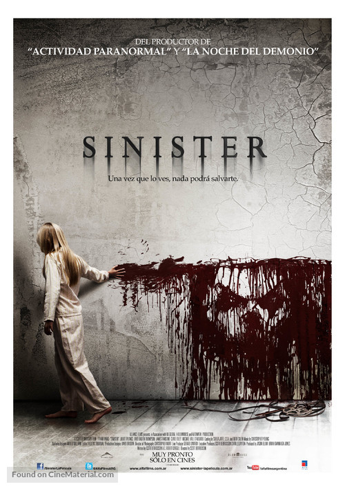 Sinister - Argentinian Movie Poster