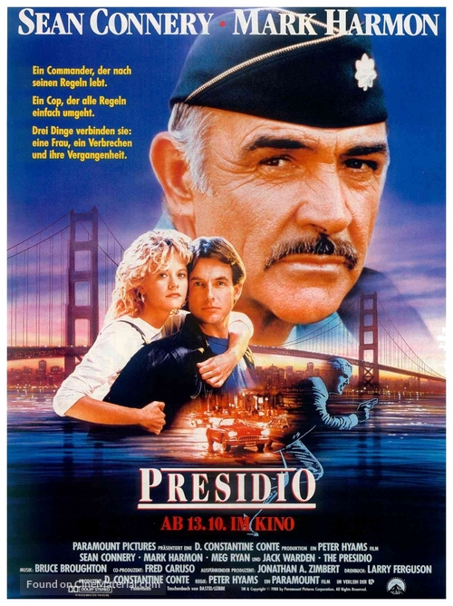 The Presidio - German Movie Poster