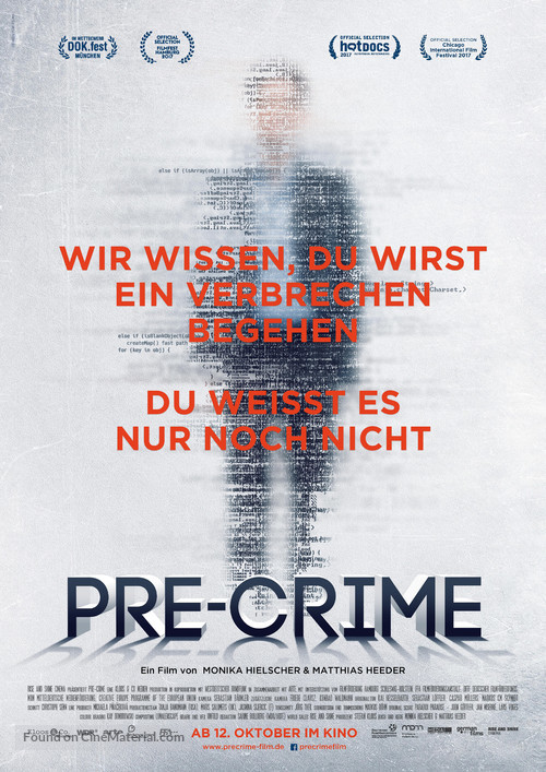 Pre-Crime - German Movie Poster