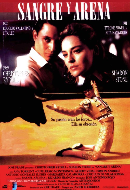 Sangre y arena - Spanish Movie Poster