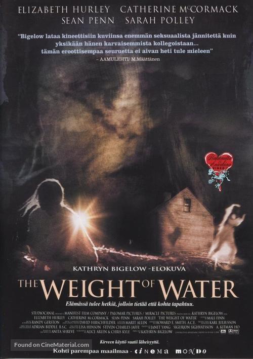 The Weight of Water - Finnish Movie Poster