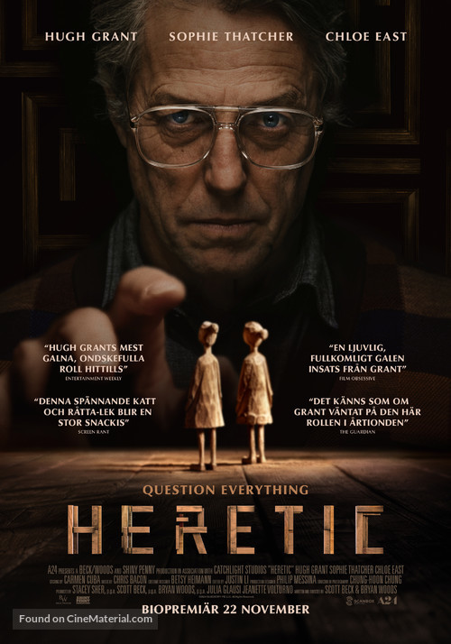 Heretic - Swedish Movie Poster