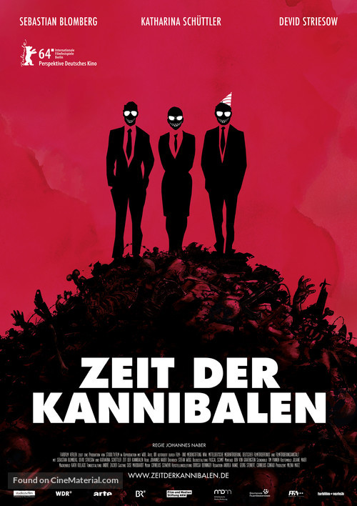 Zeit der Kannibalen - German Movie Poster