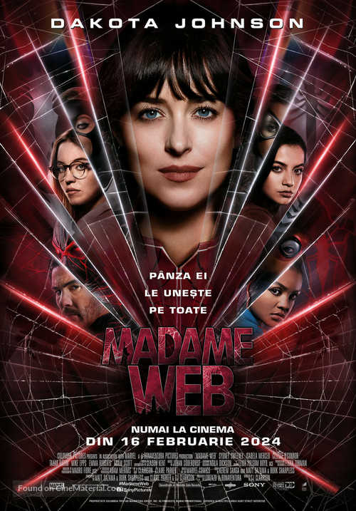 Madame Web - Romanian Movie Poster