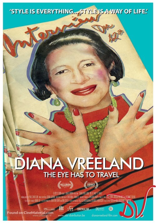 Diana Vreeland: The Eye Has to Travel - Dutch Movie Poster