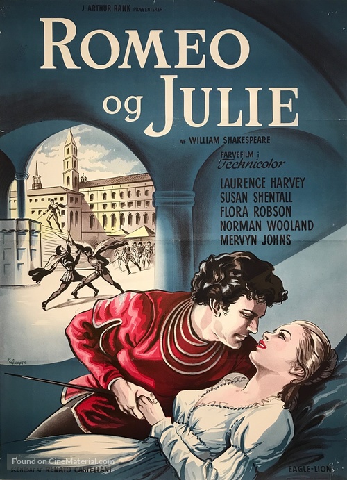 Romeo and Juliet - Danish Movie Poster