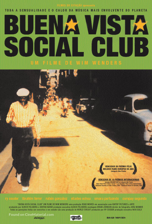 Buena Vista Social Club - Brazilian Movie Poster