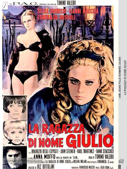 La ragazza di nome Giulio - Italian Movie Poster