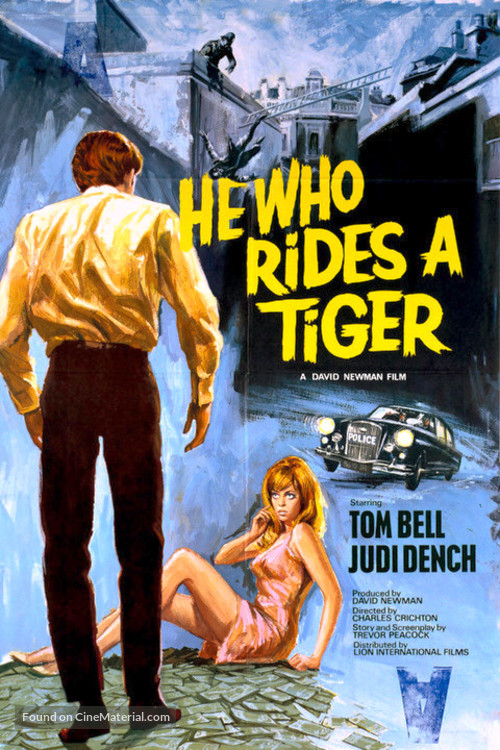 He Who Rides a Tiger - British Movie Poster