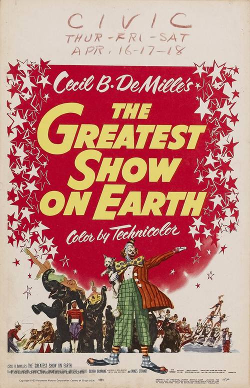 The Greatest Show on Earth - poster