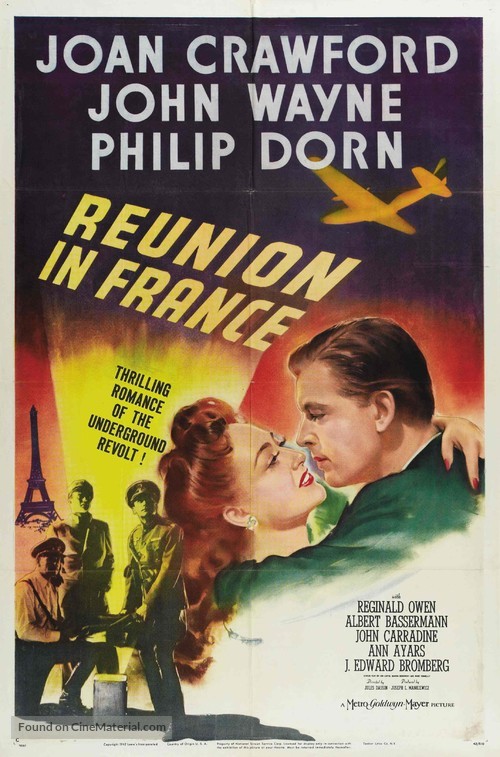 Reunion in France - Movie Poster