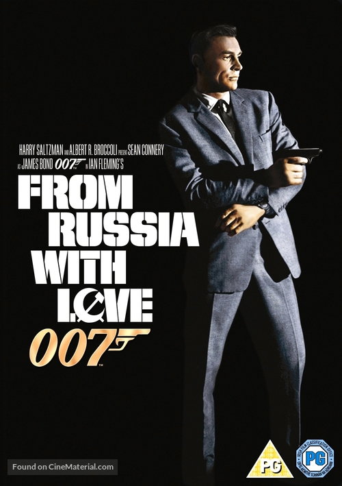 From Russia with Love - British DVD movie cover