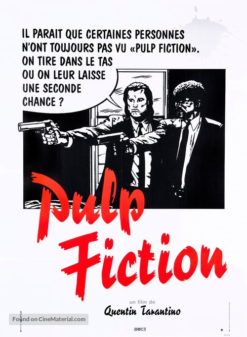 Pulp Fiction - French Movie Poster