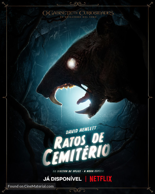 &quot;Guillermo del Toro&#039;s Cabinet of Curiosities&quot; - Brazilian Movie Poster