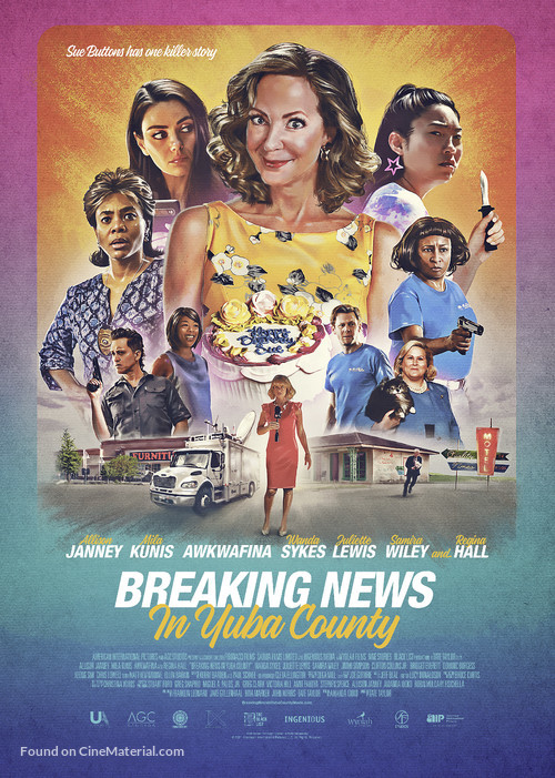 Breaking News in Yuba County - Swedish Movie Poster