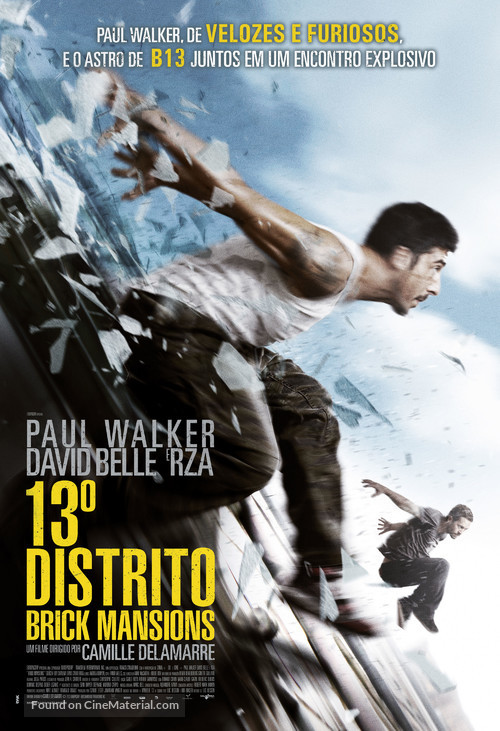 Brick Mansions - Brazilian Movie Poster