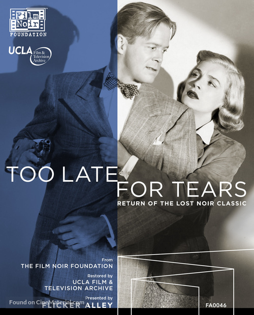 Too Late for Tears - Blu-Ray movie cover